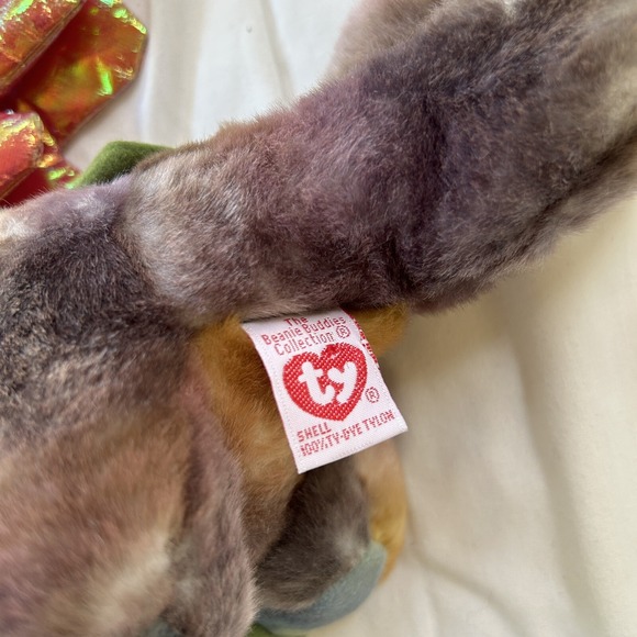 Vintage Ty Beanie Buddy Scorch The‎ Dragon 1999 14" Multi Plush Stuffed Toy - Picture 7 of 8